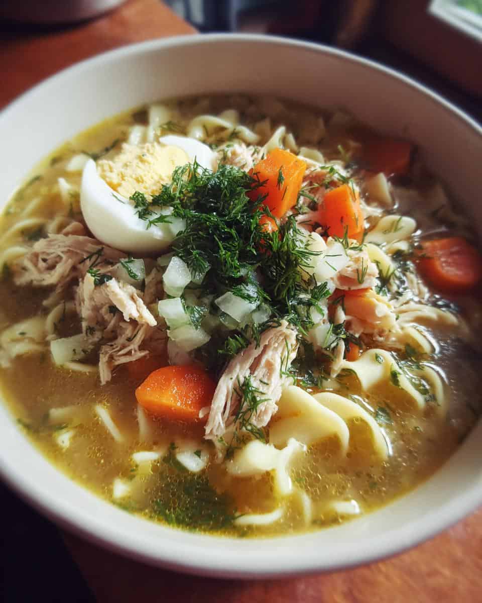 Fresh Herb Chicken Noodle Soup - detail 1