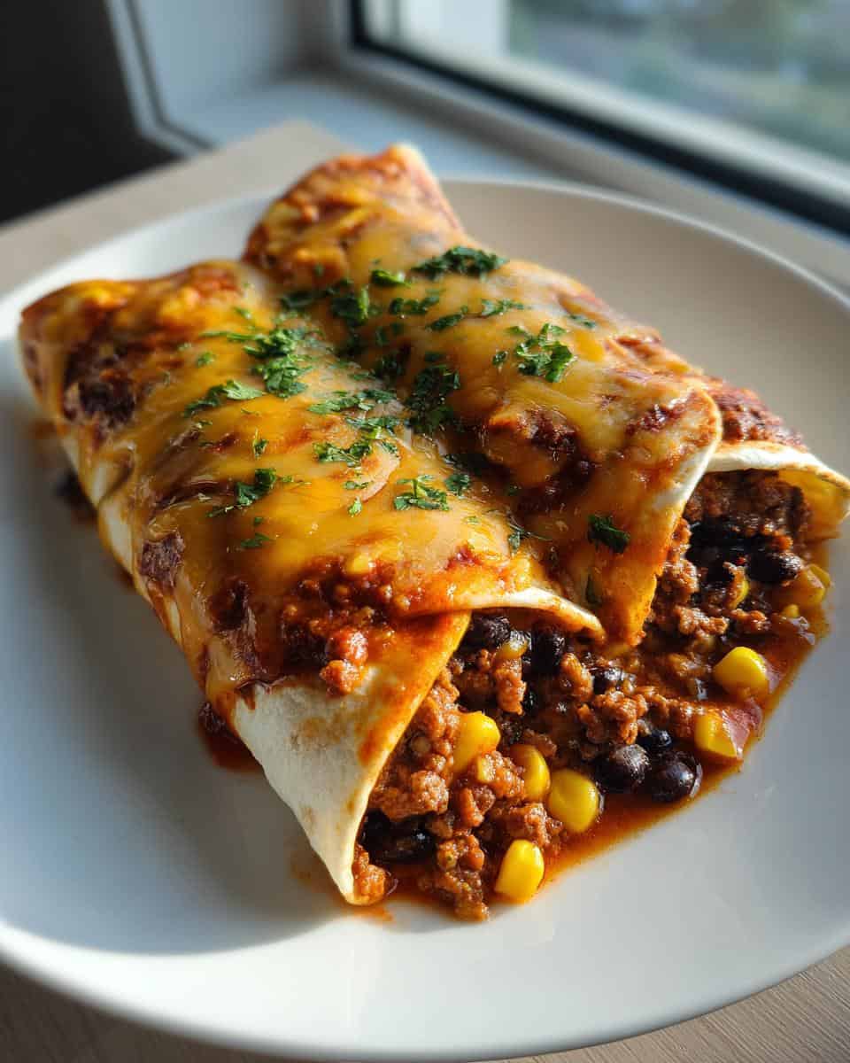 Ground Turkey Black Bean Enchiladas (40-Minutes) - detail 1