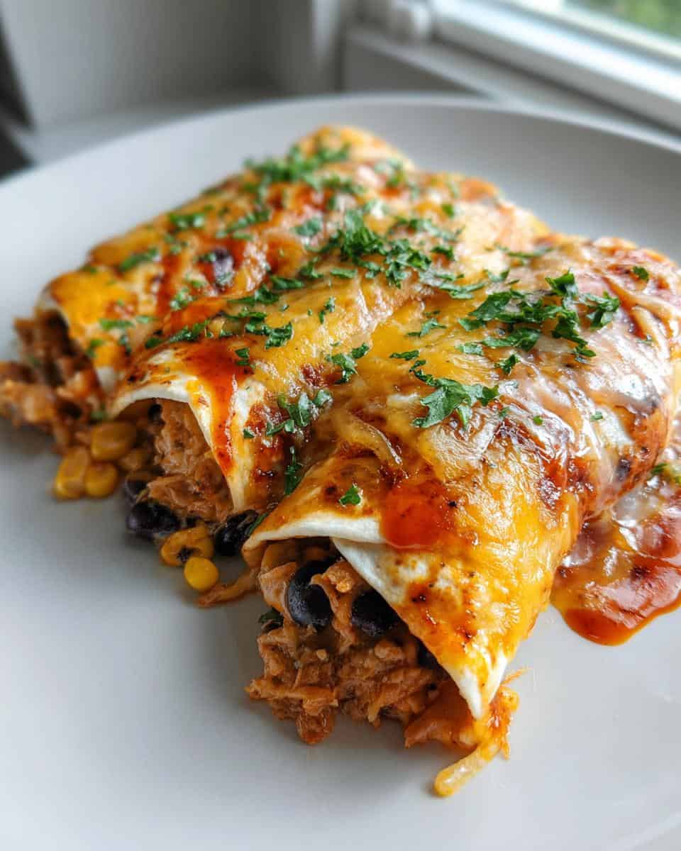 Ground Turkey Black Bean Enchiladas (40-Minutes) - detail 2