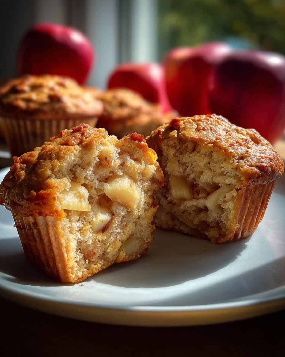 Healthy Apple Muffins - detail 2
