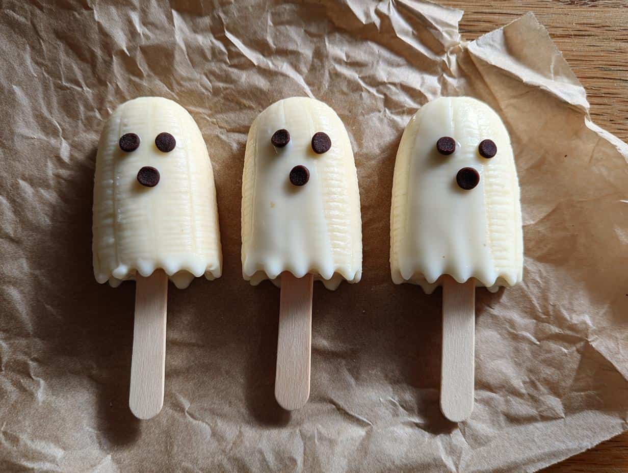 Spooktacular 3-Step Healthy Halloween Ghost Pops!