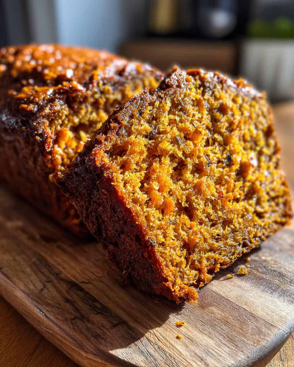 Healthy Pumpkin Bread - detail 1