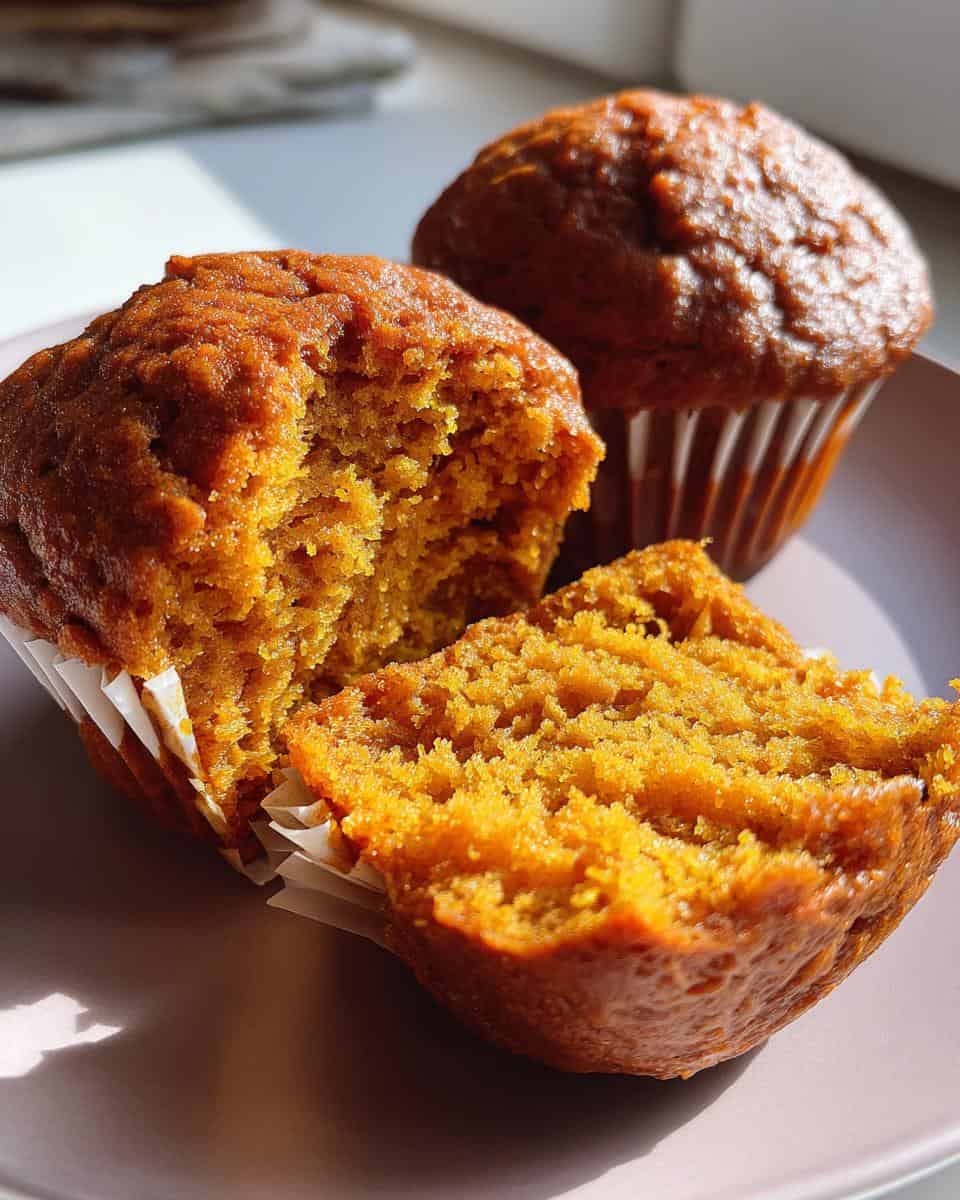 Healthy Pumpkin Muffins - detail 3