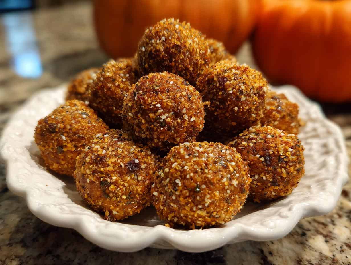 Easy Healthy Pumpkin Protein Balls Recipe