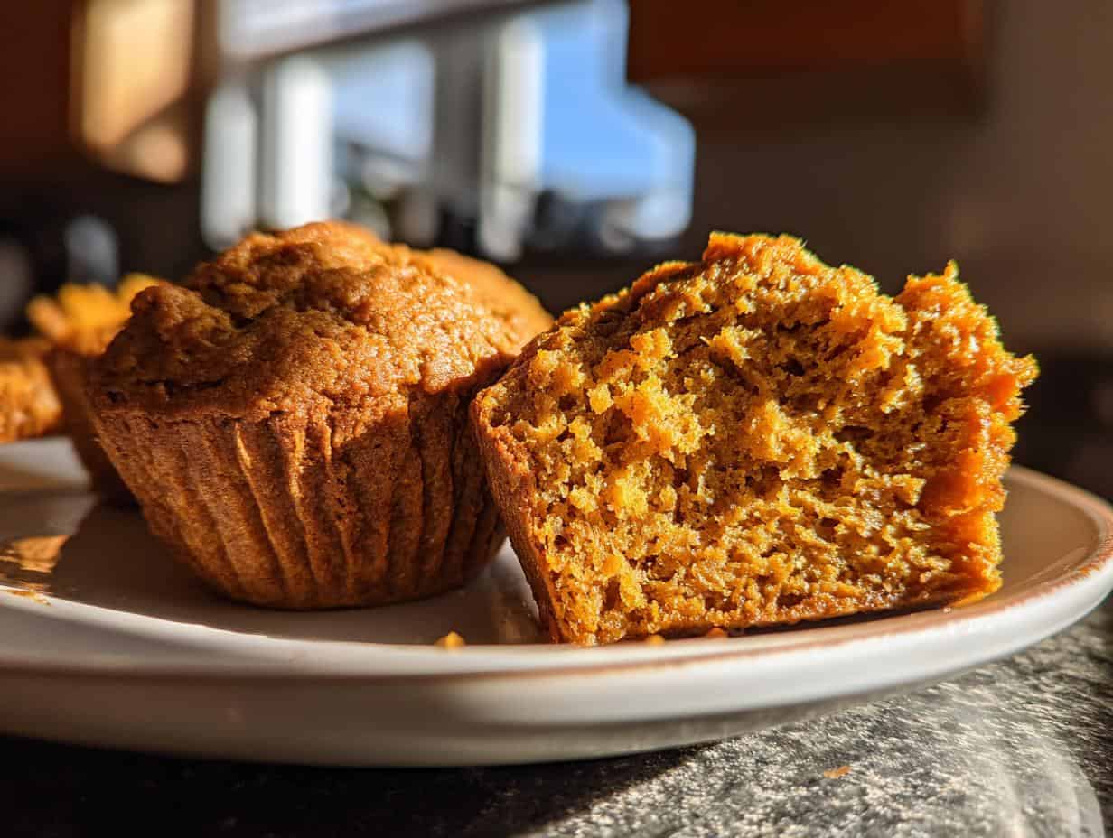 Bake 1 Amazing Healthy Pumpkin Protein Muffin -Guilt-Free