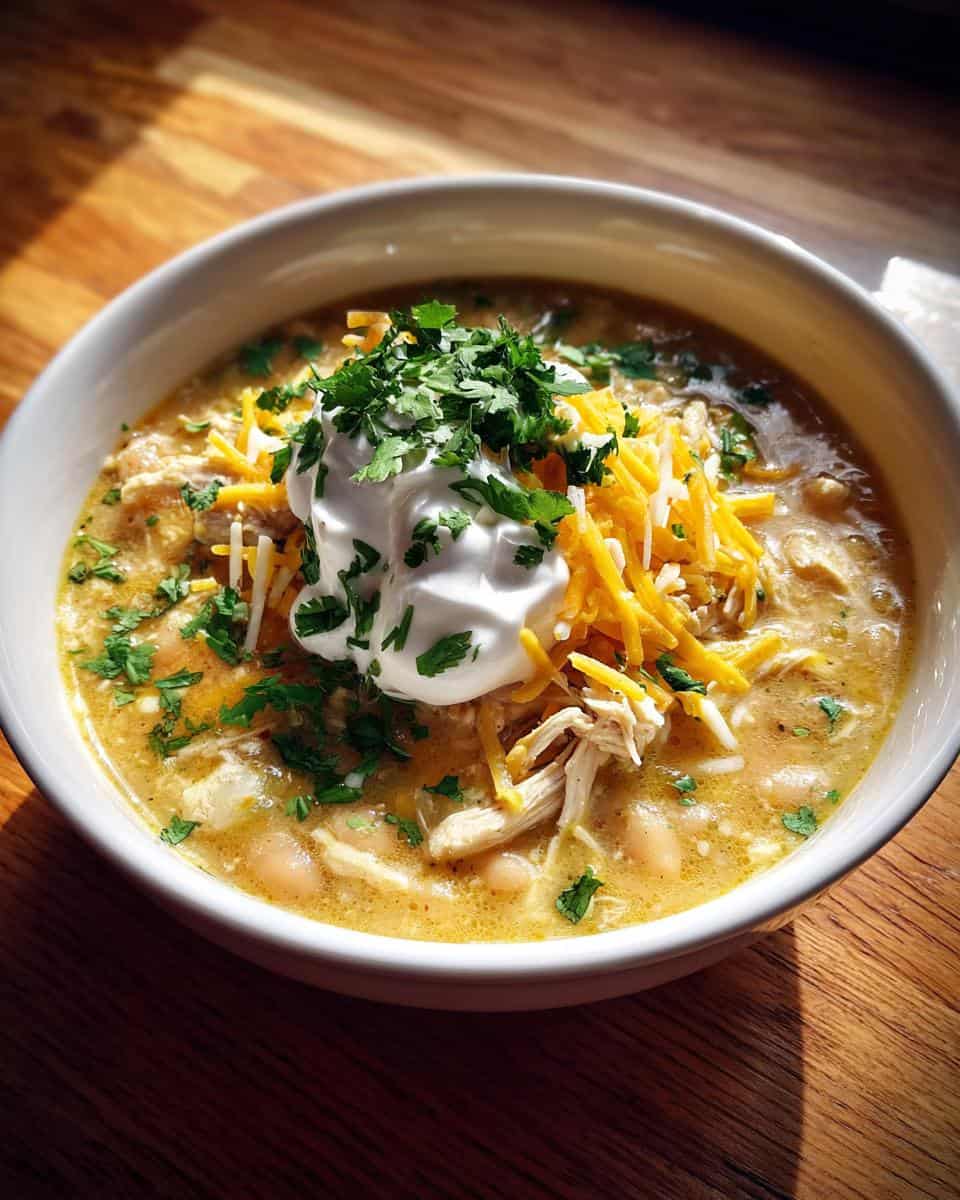 Healthy White Chicken Chili - detail 1