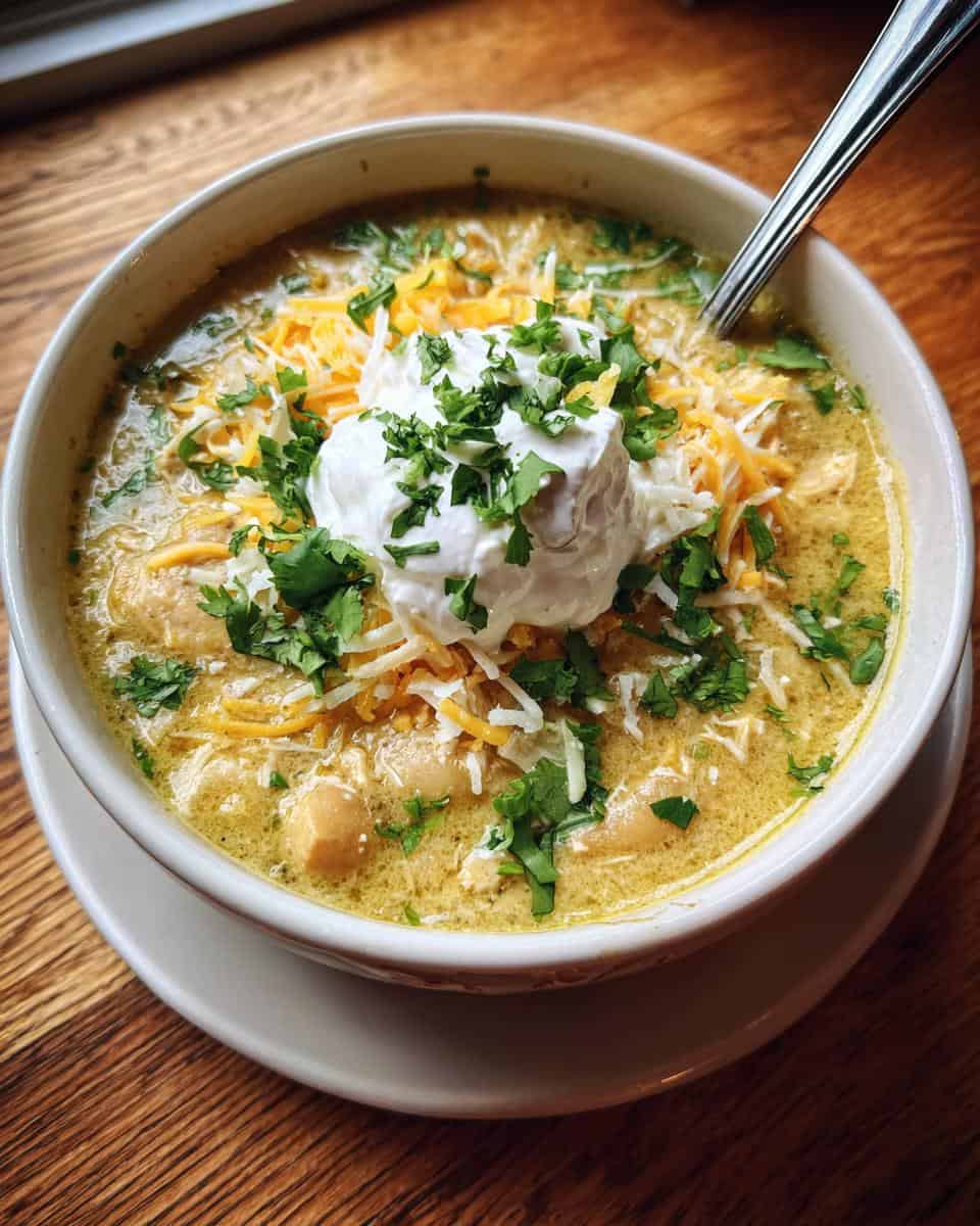 Healthy White Chicken Chili - detail 2