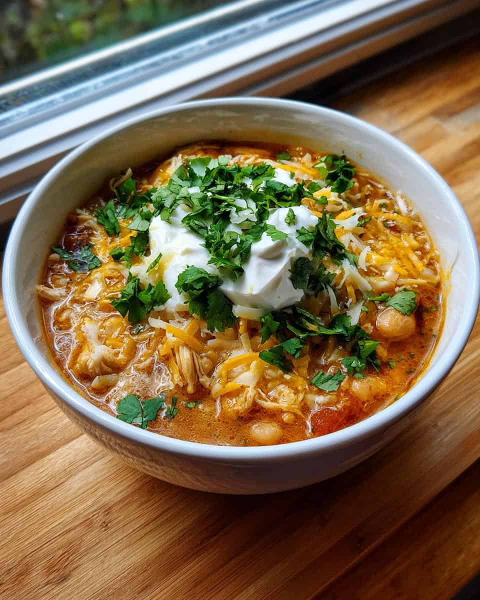 Healthy White Chicken Chili - detail 3