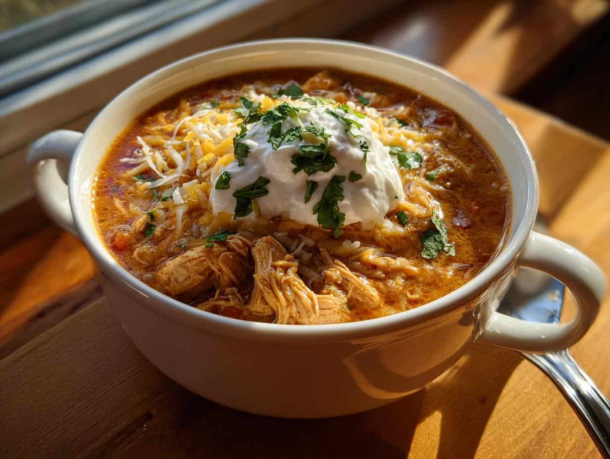 Enjoy 1 Amazing Healthy White Chicken Chili Tonight