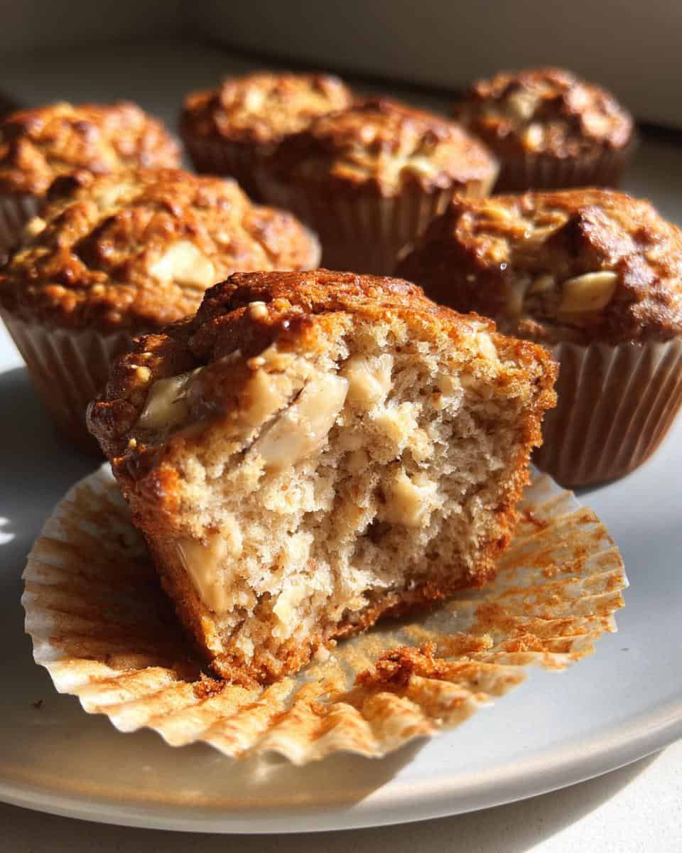 Maple Tahini Apple Muffins - detail 1
