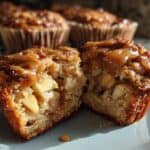 Maple Tahini Apple Muffins