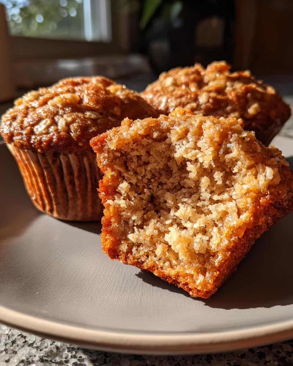 Moist Applesauce Oatmeal Muffins - detail 1