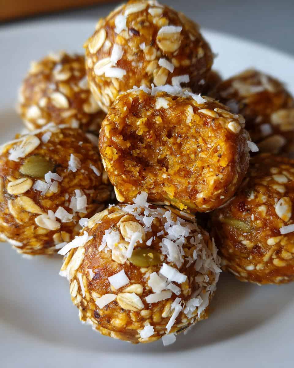 No-Bake Healthy Pumpkin Pie Energy Balls - detail 1