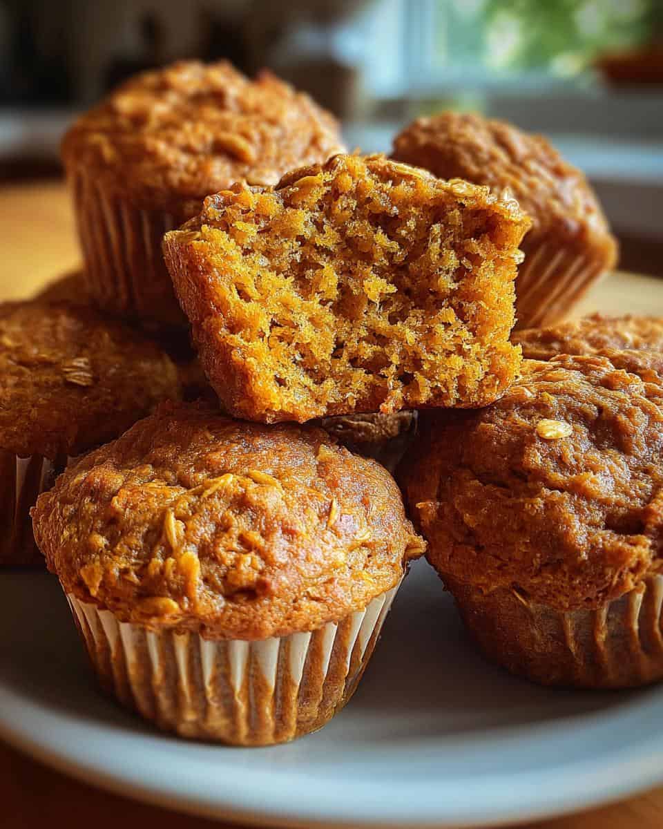 Pumpkin Oat Greek Yogurt Muffins - detail 3