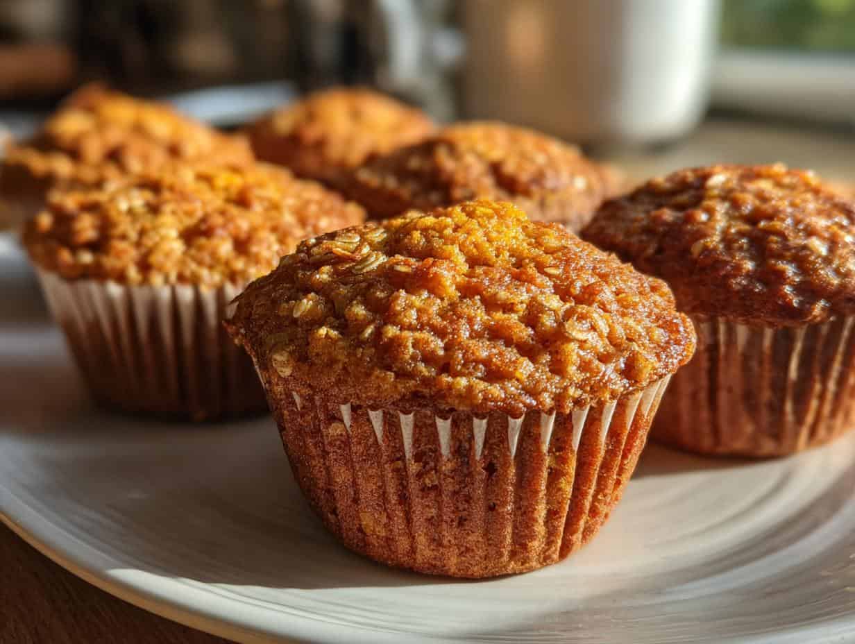 Pumpkin Oat Greek Yogurt Muffins: 3 Guilt-Free Wonders