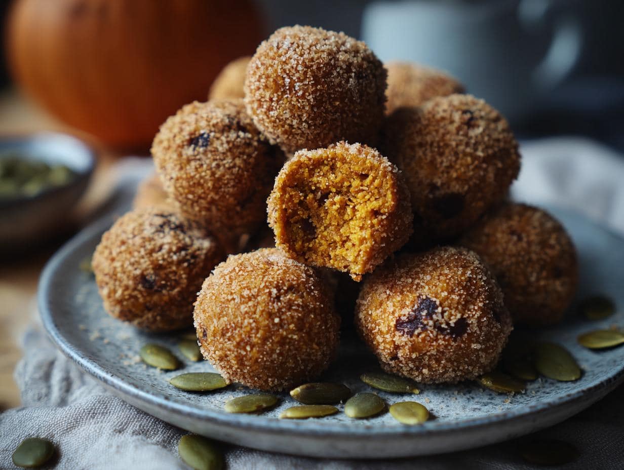 Pumpkin Protein Balls: Ridiculously Easy Snack