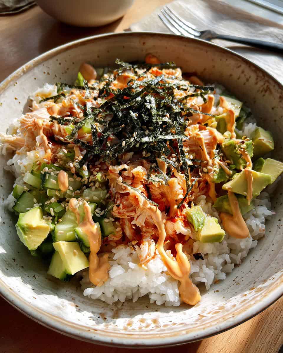 Quick California Sushi Bowl - detail 3