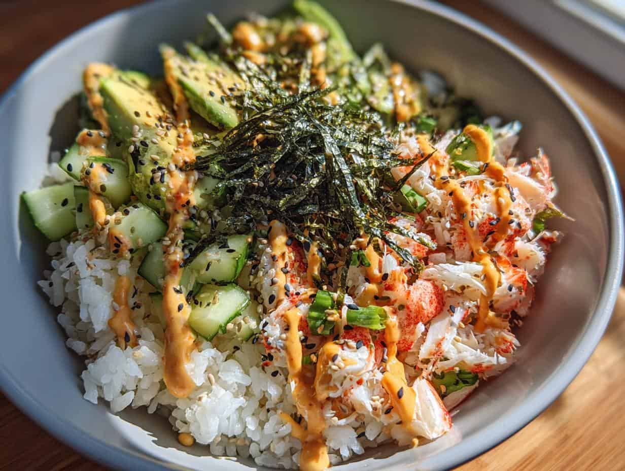 Quick California Sushi Bowl