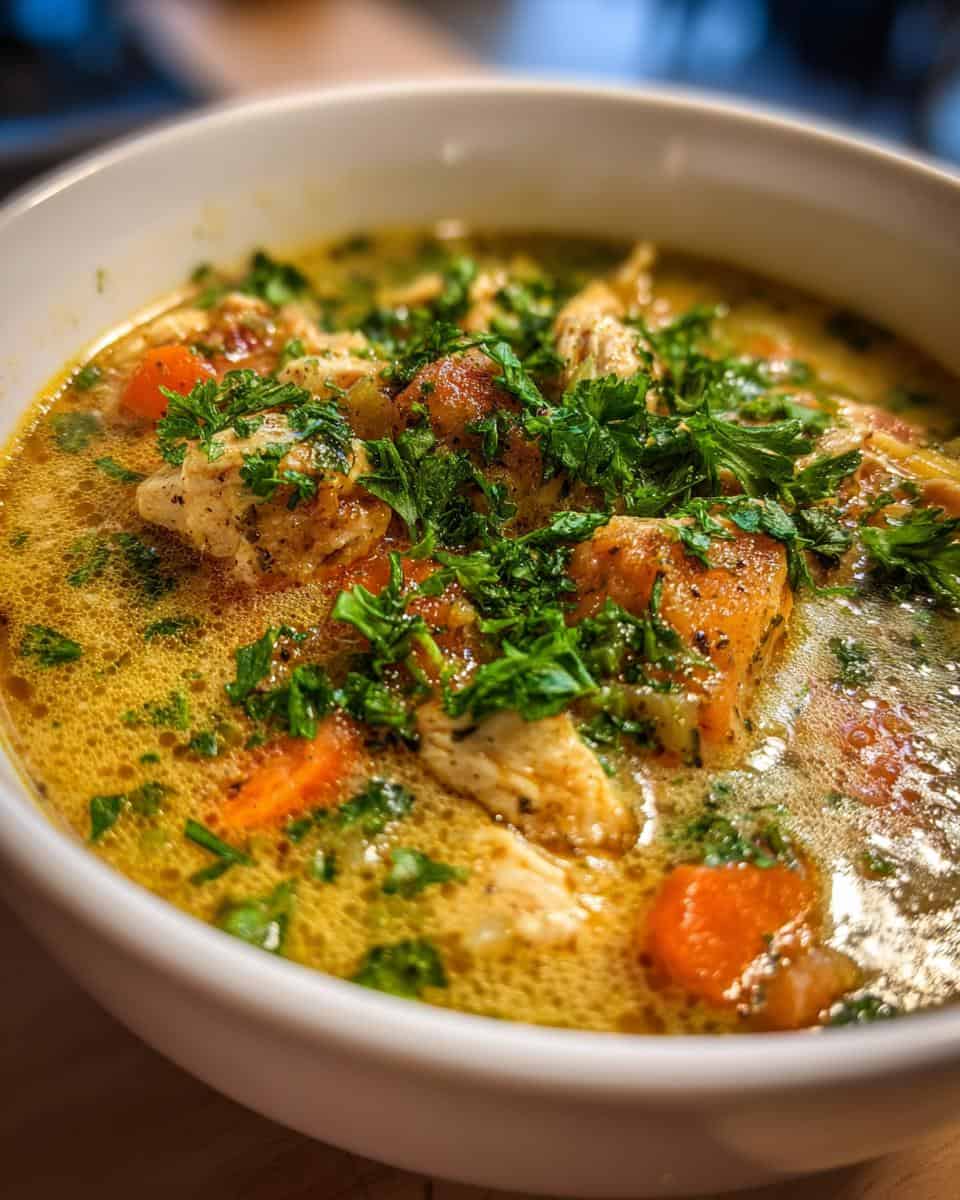 Rich and Creamy Chicken Soup - detail 2