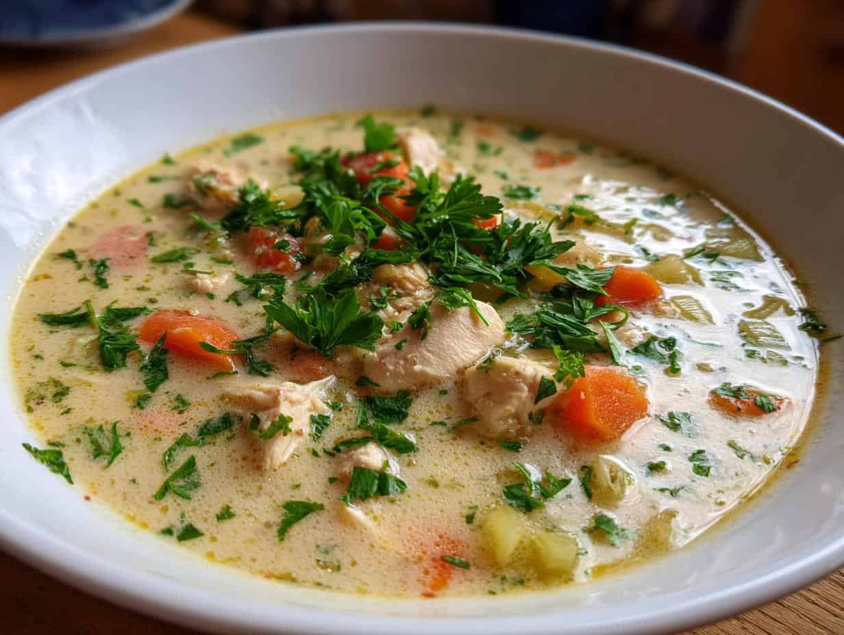 Rich and Creamy Chicken Soup: The Unforgettable Recipe