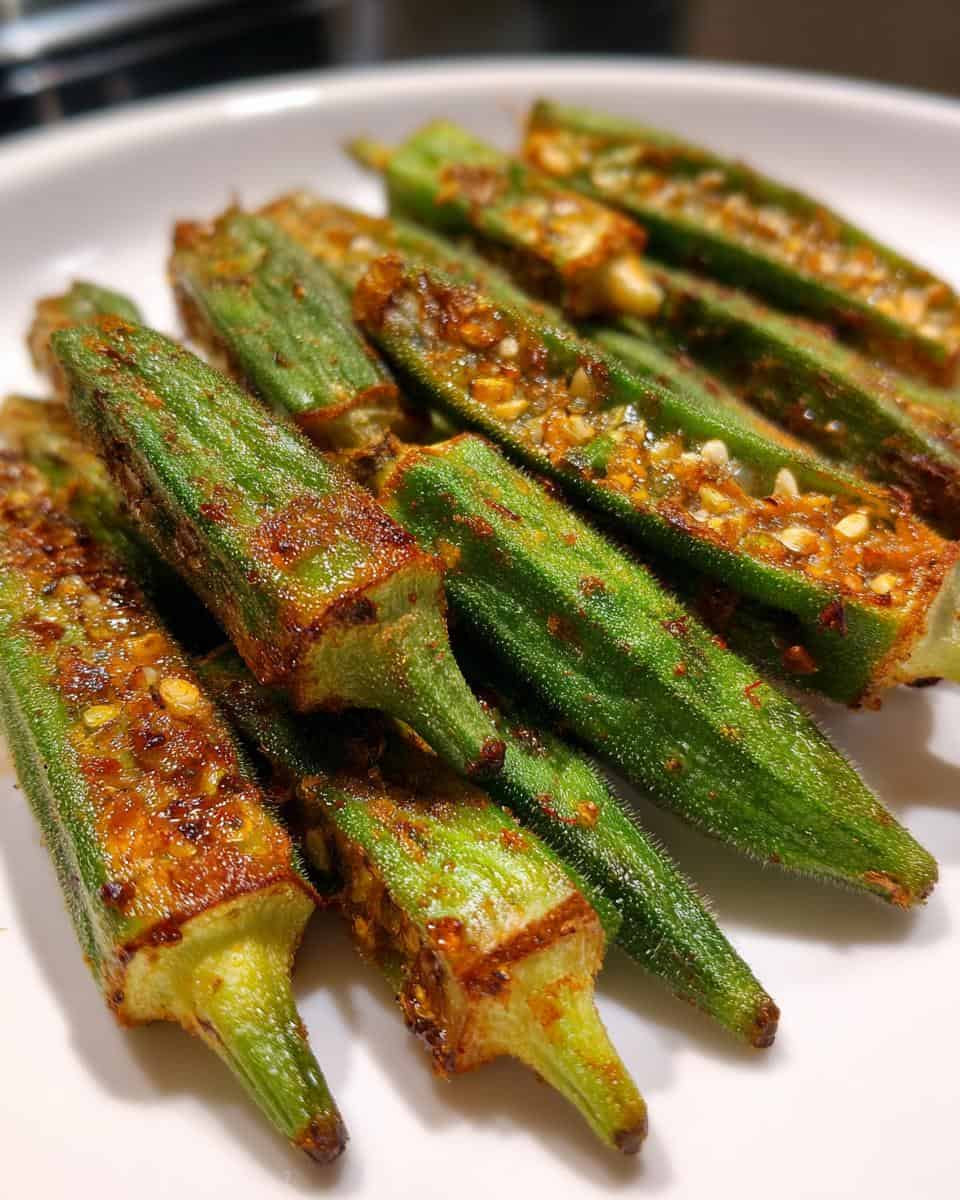 Roasted Okra - detail 2