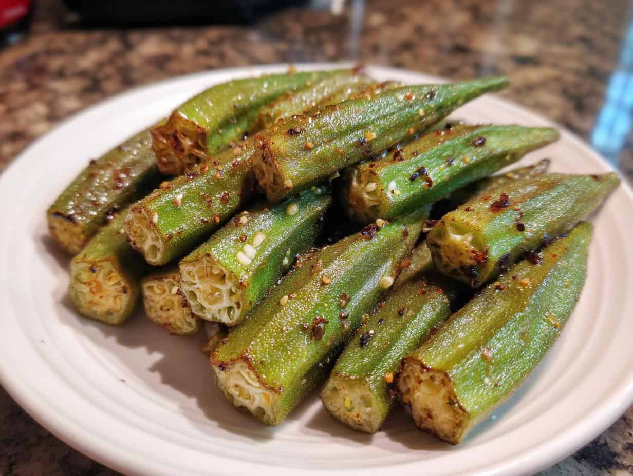 Delicious Roasted Okra: Changed My Hateful Opinion
