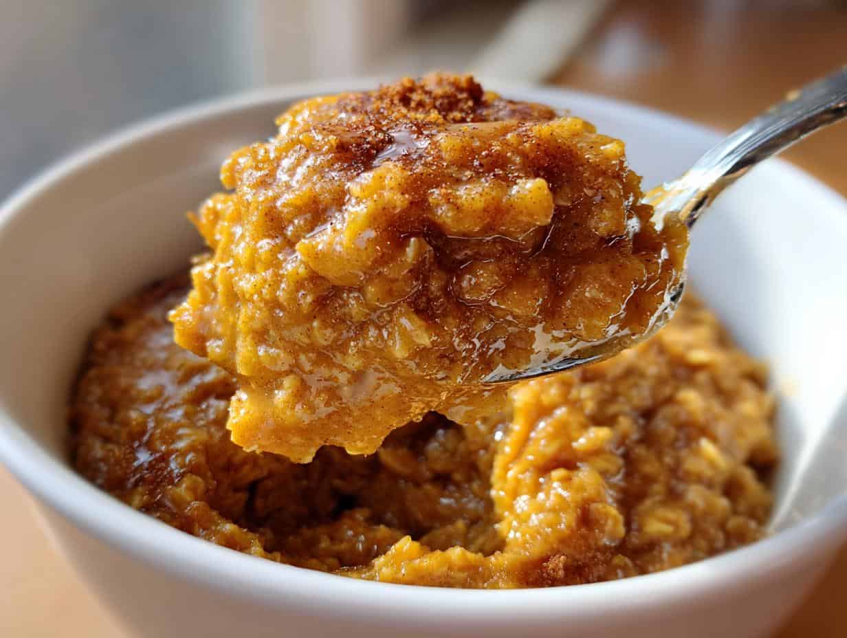 Unbelievable Slow Cooker Pumpkin Pie Oatmeal in Just 1 Cup
