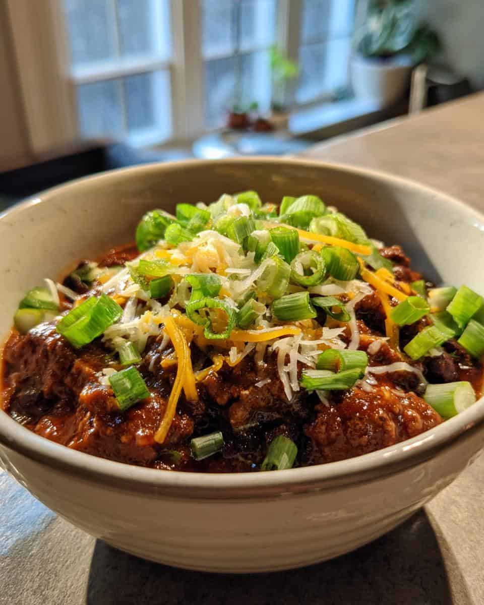 Smoky Beef & Black Bean Chili - detail 1