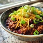 Smoky Beef & Black Bean Chili