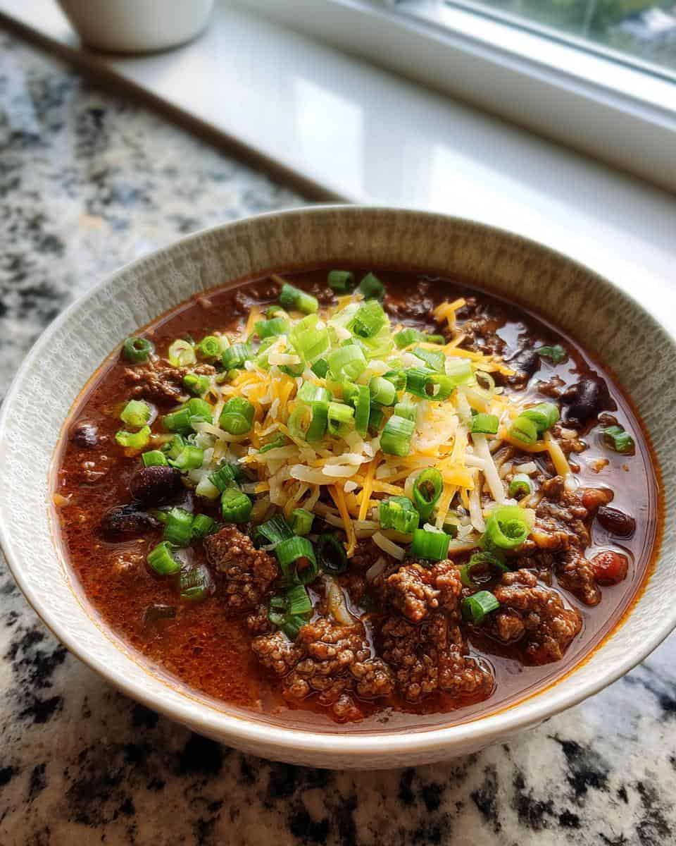 Smoky Beef & Black Bean Chili - detail 2