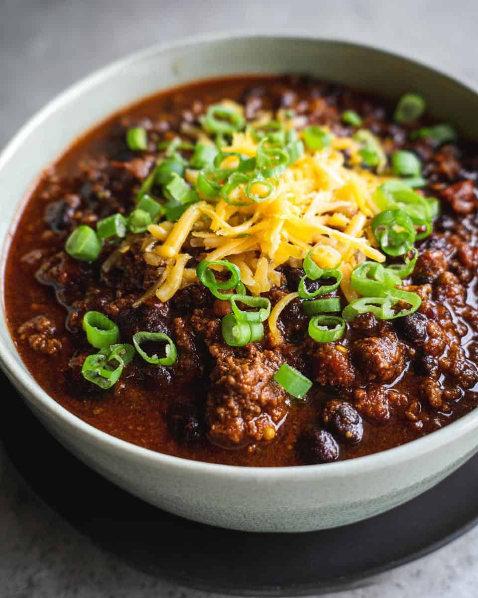 Smoky Beef & Black Bean Chili - detail 3