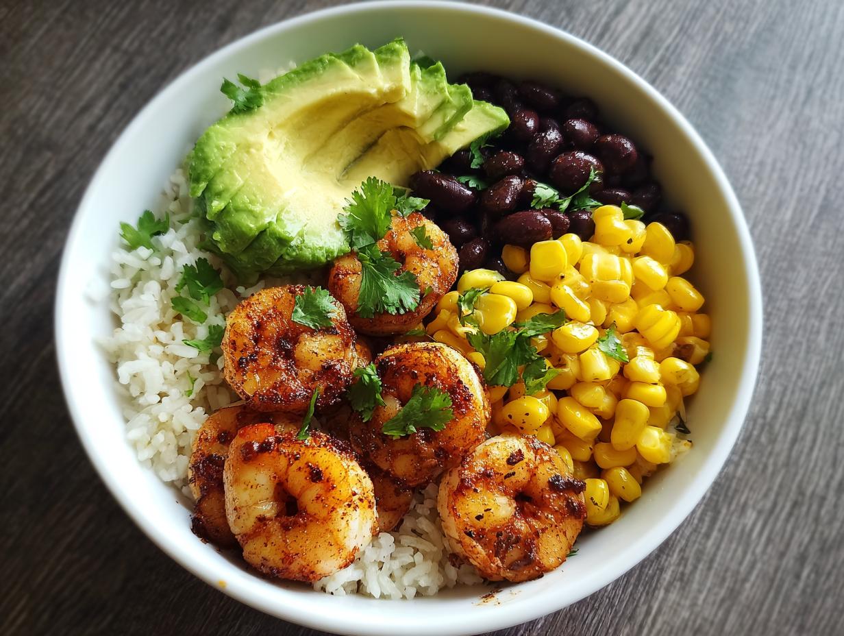 1 Smoky Chipotle Lime Shrimp Bowl in 20 Minutes