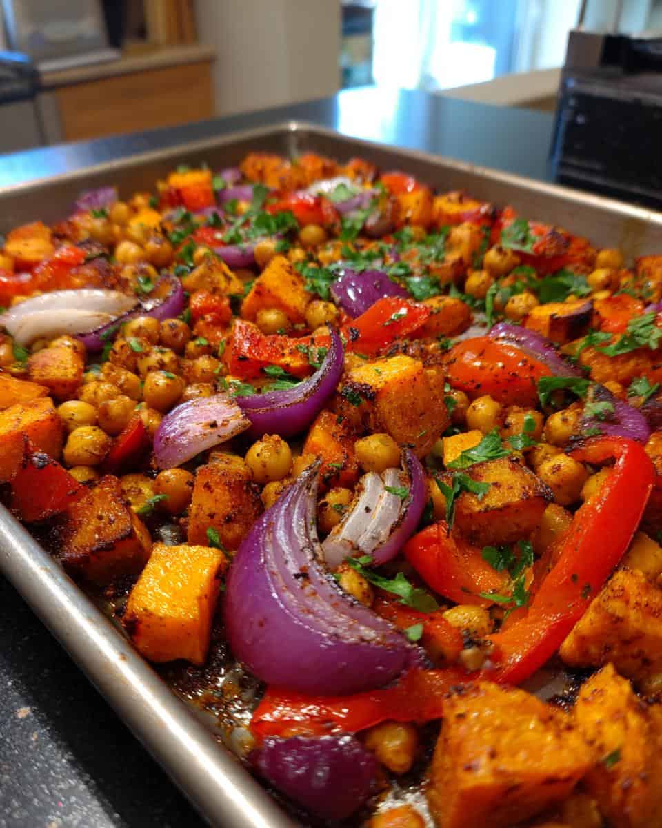 Smoky Sweet Potato & Chickpea Sheet Pan - detail 1