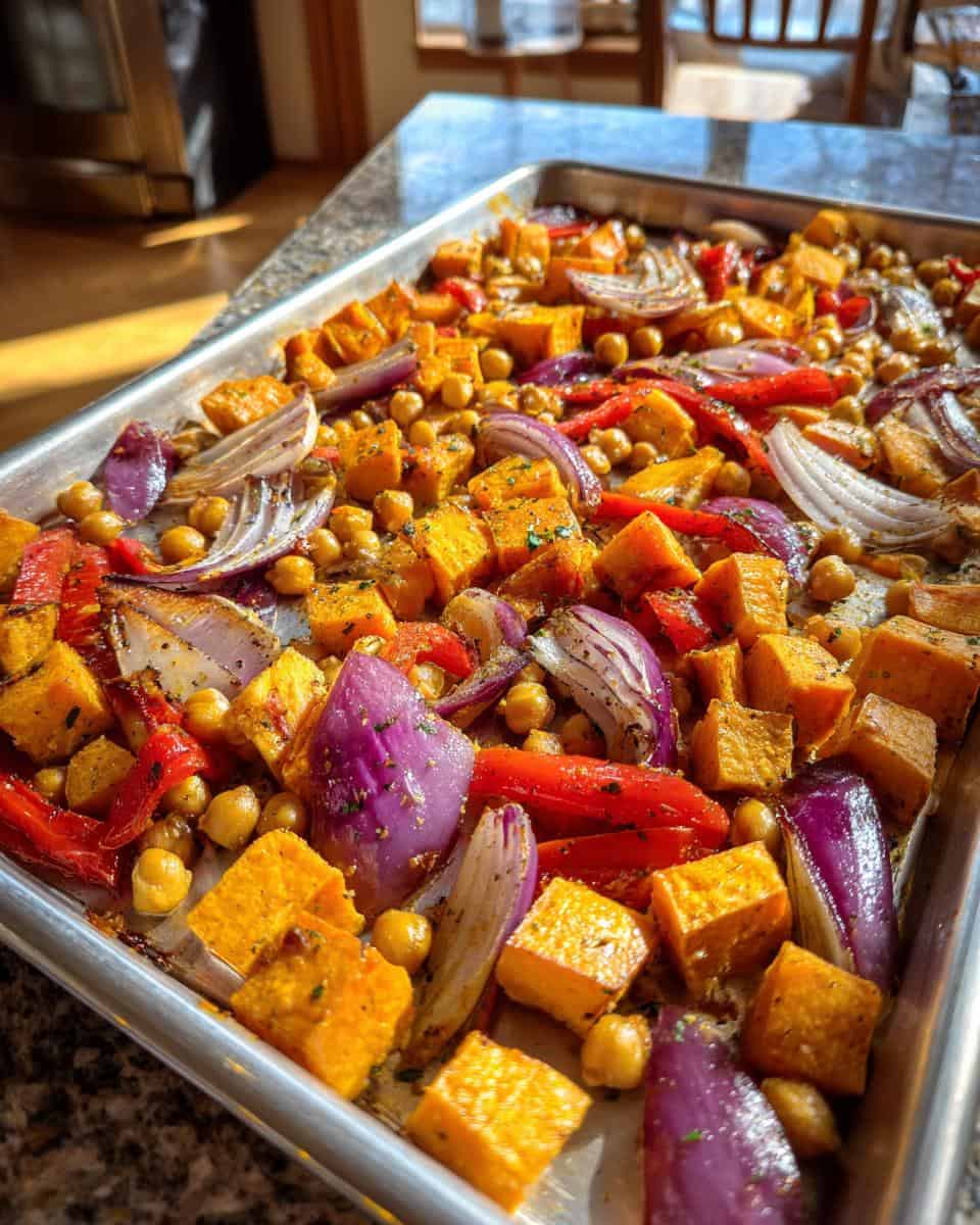 Smoky Sweet Potato & Chickpea Sheet Pan - detail 2