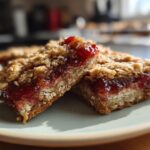 Strawberry Oatmeal Bars with Almond Flour