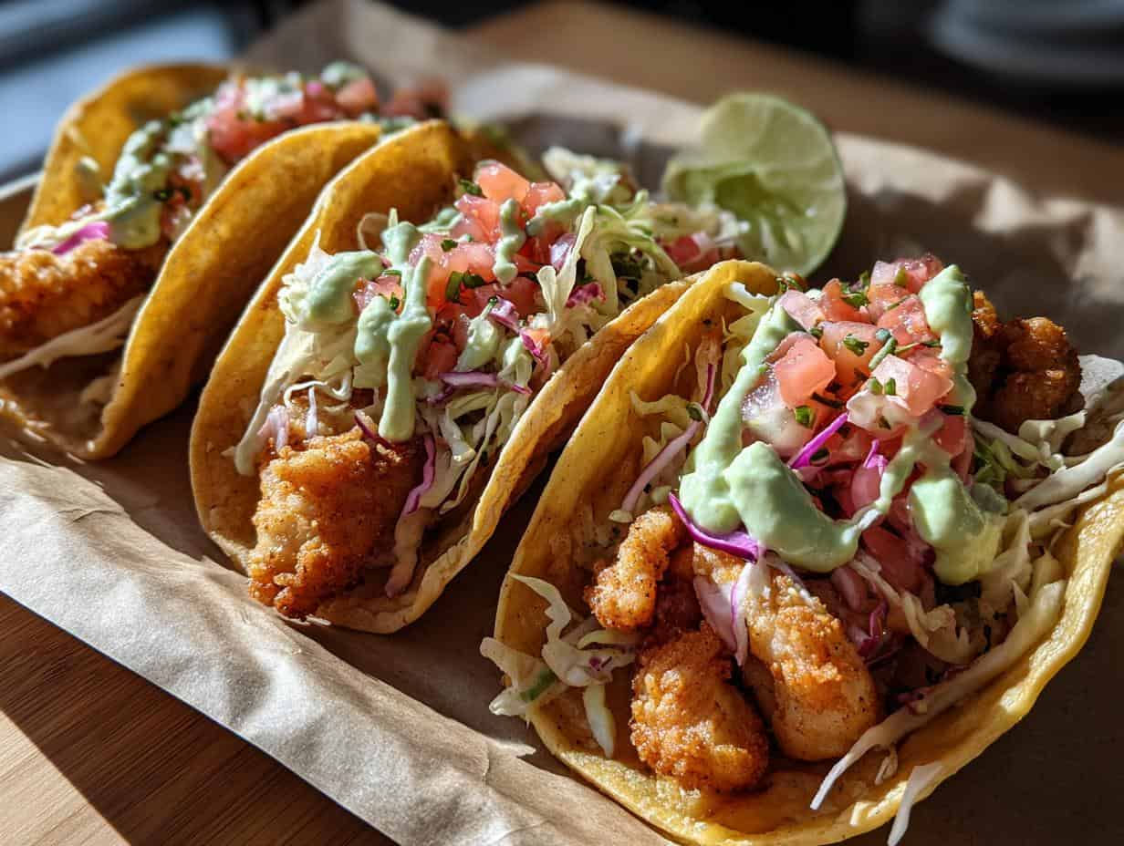 Unbelievable Baja Fish Tacos with Avocado: Just 3 Steps