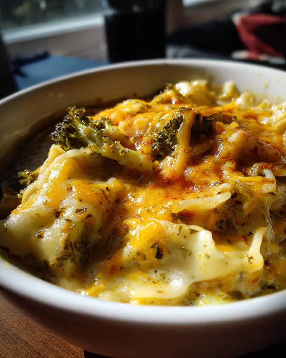 Broccoli Cheddar Lasagna Soup - detail 1