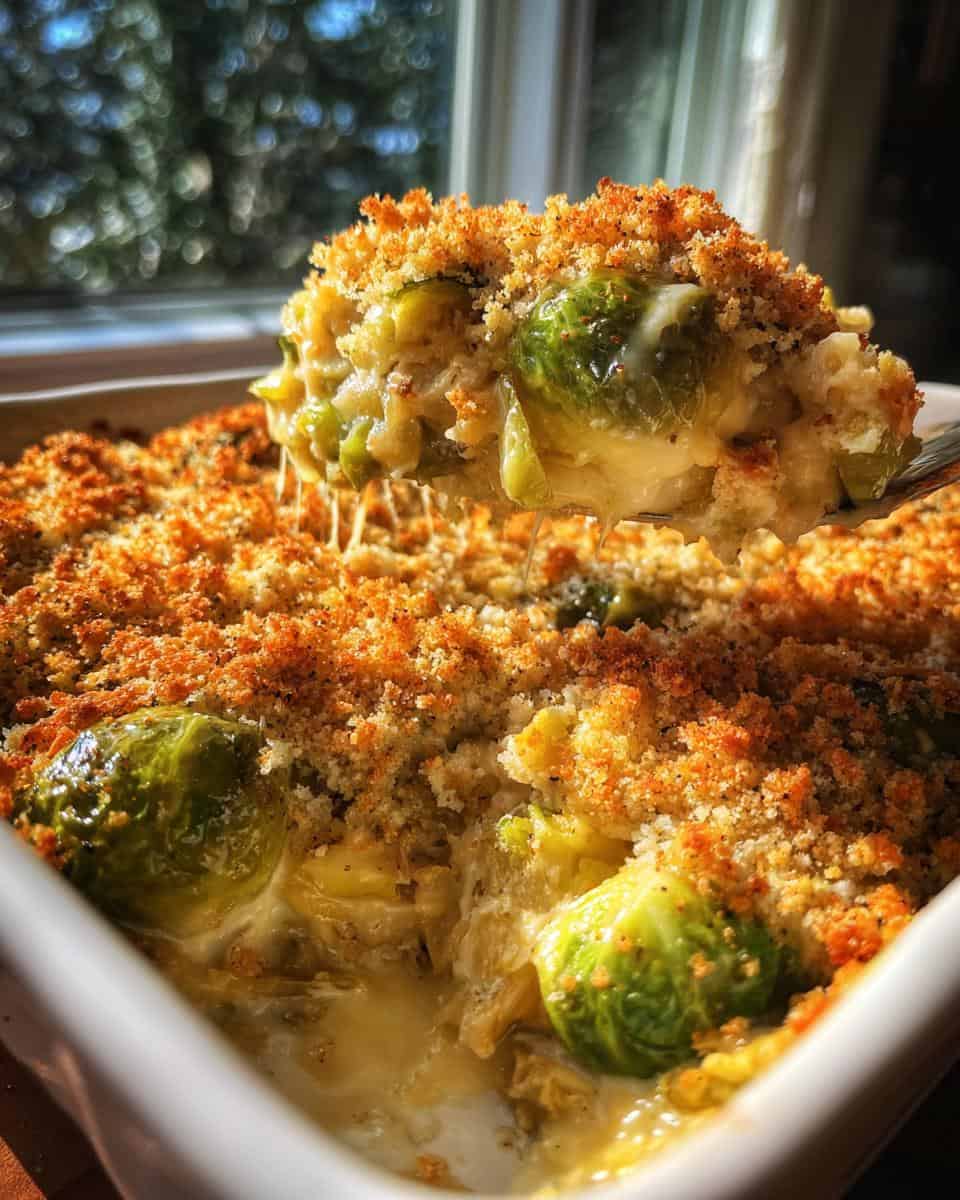 Brussels Sprout Casserole - detail 1