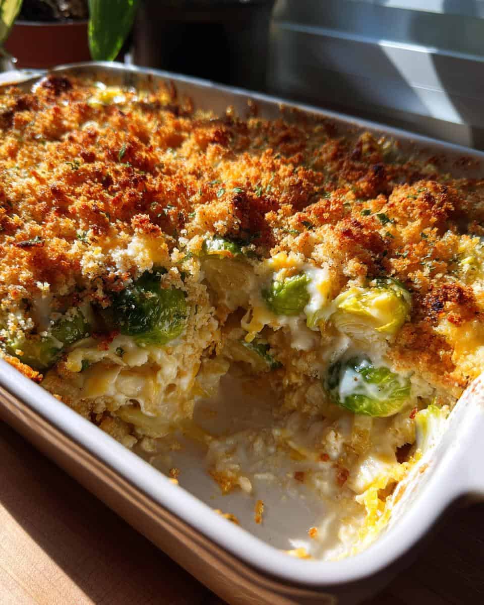 Brussels Sprout Casserole - detail 2