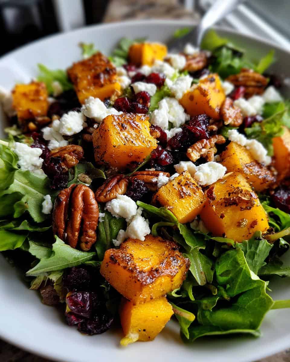 Butternut squash salad - detail 2