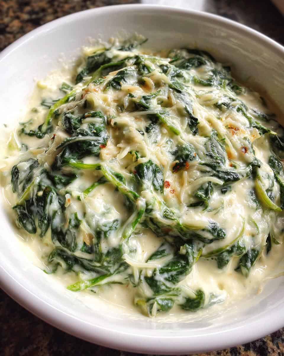 Creamed Spinach - detail 1