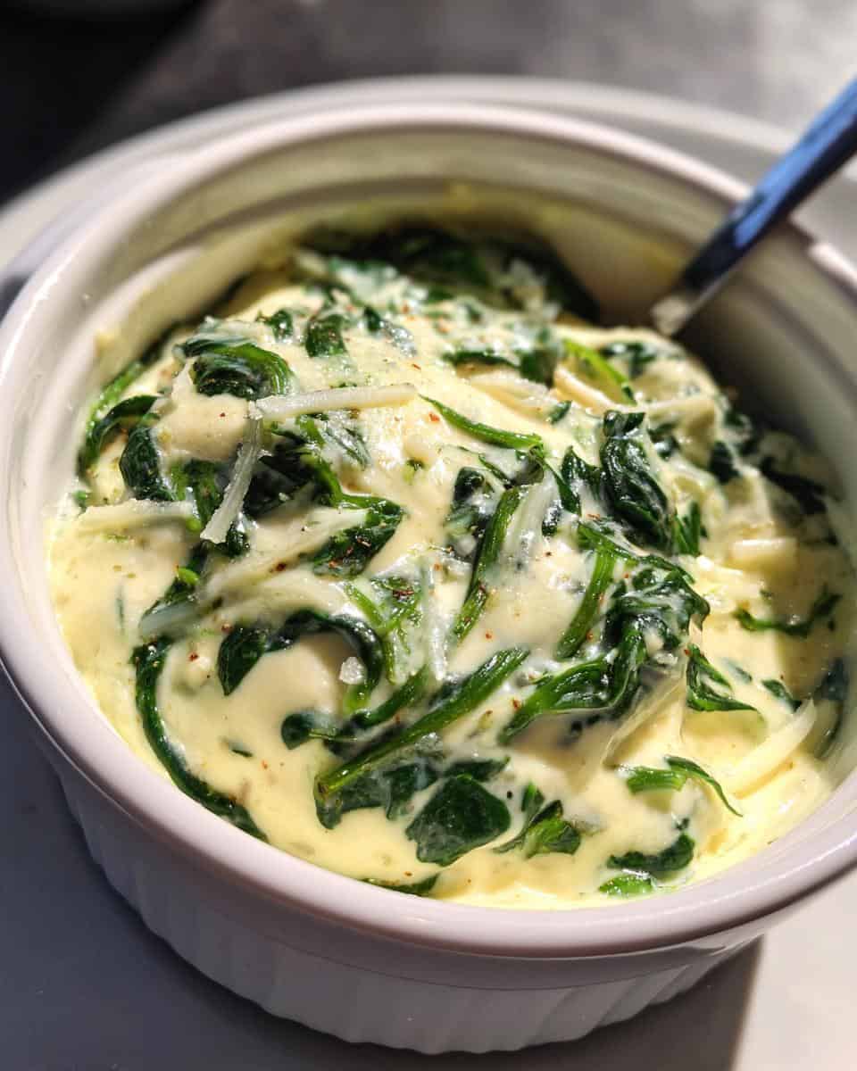 Creamed Spinach - detail 2