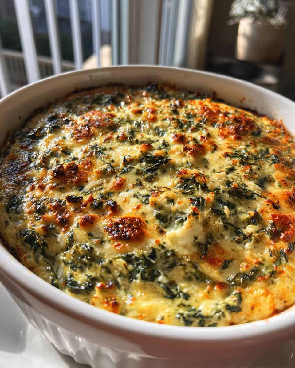 Creamy Keto Spinach Dip - detail 1