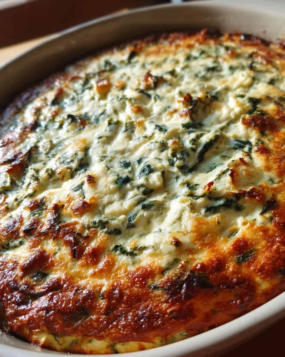 Creamy Keto Spinach Dip - detail 2