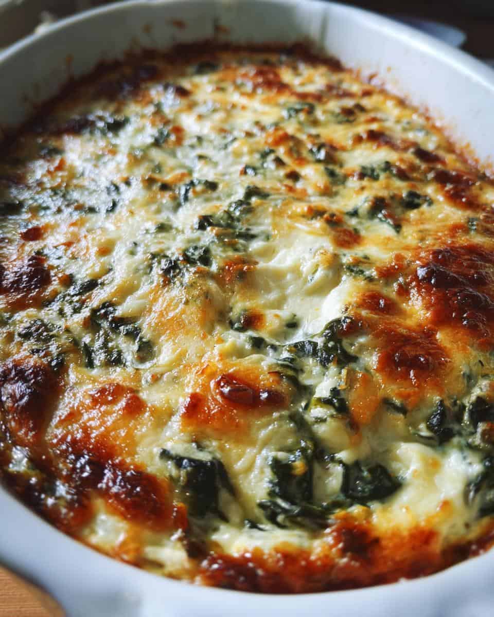 Creamy Keto Spinach Dip - detail 3