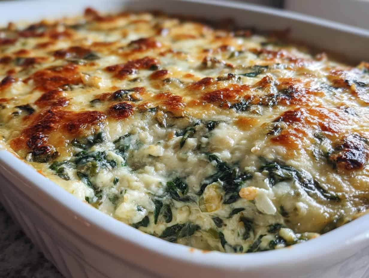 Creamy Keto Spinach Dip: The Best Darn 25-Minute Snack