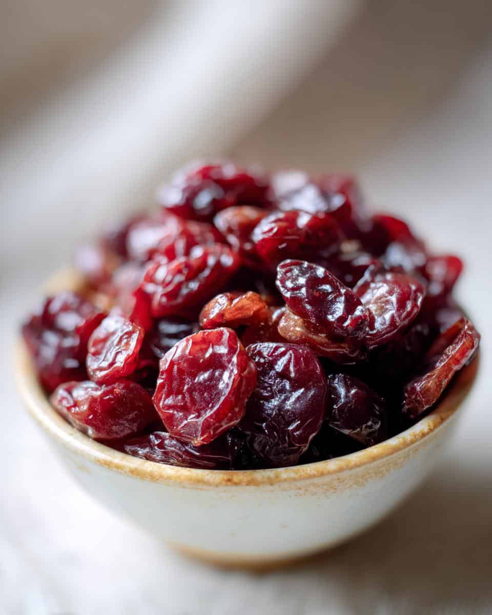 Dried cranberries - detail 1