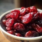 Dried cranberries