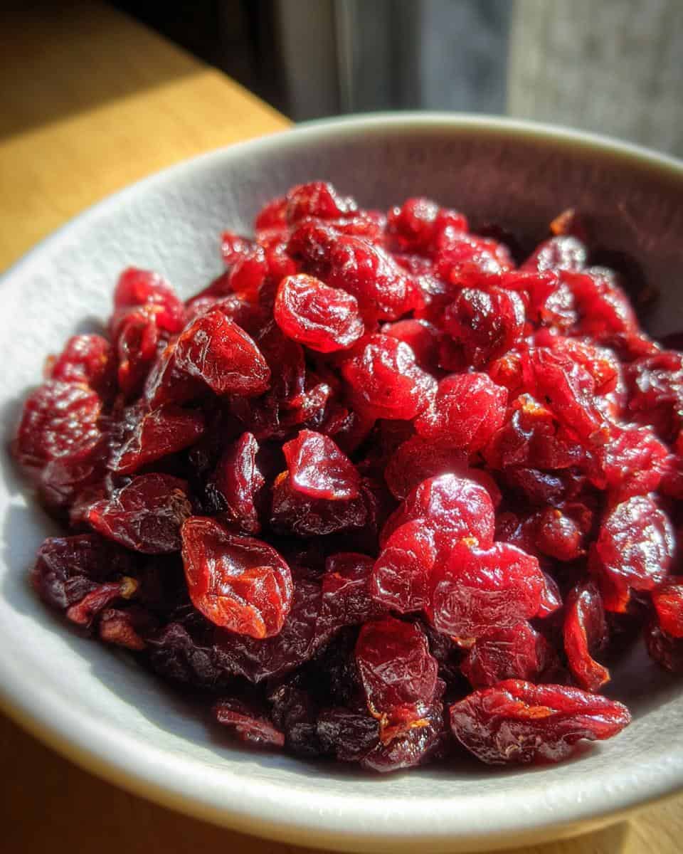 Dried cranberries - detail 2