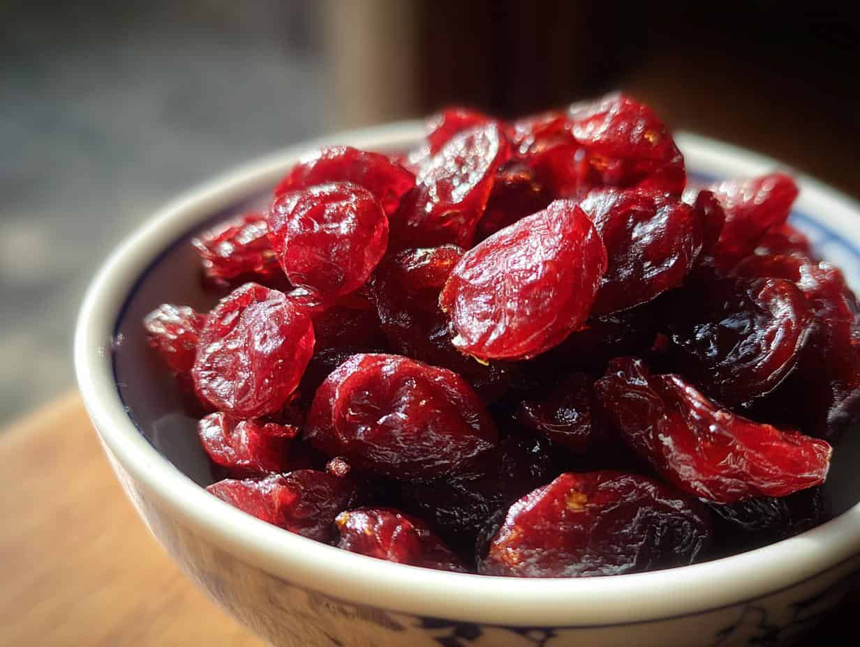 Dried cranberries